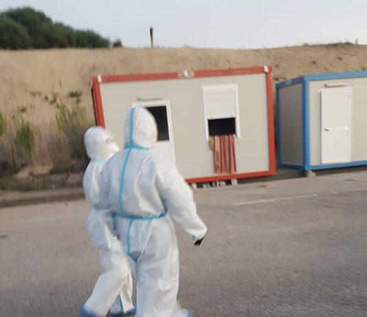 Coronavirus Rosarno- zona rossa nel campo container