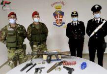 Seminara- scoperto vero e proprio arsenale. Arrestati padre e figlio