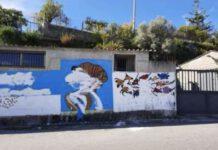 Riace- danneggiato murale dedicato a Peppino Impastato