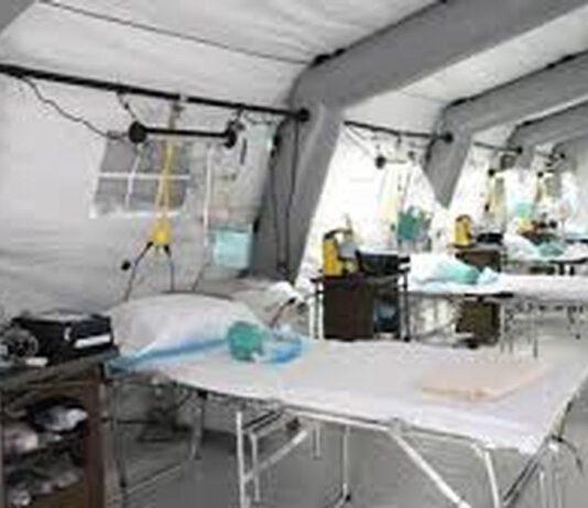Coronavirus Calabria- In arrivo 4 ospedali da campo per l’emergenza