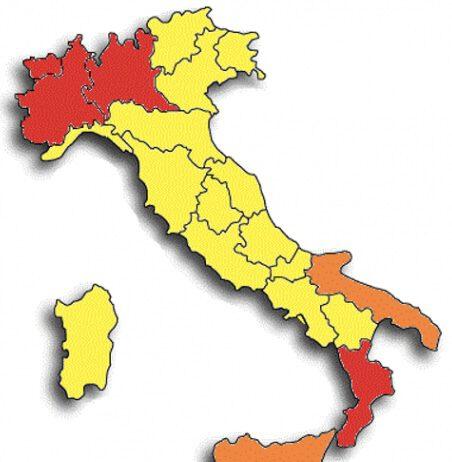 La Calabria diventa zona arancione