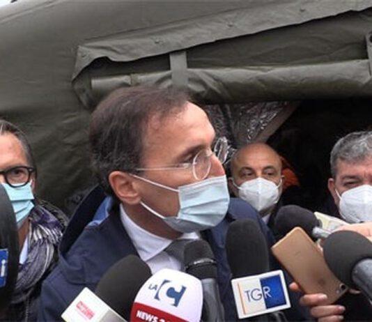 Emergenza Coronavirus- Sopralluogo ospedali da campo a Cosenza di Spirlì e Boccia