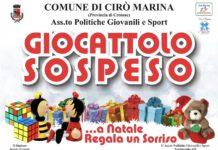 A Ciró Marina iniziativa solidale “Giocattolo sospeso”