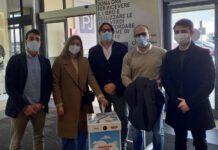 Progetto “Un mare di mascherine” consegnati i primi raccoglitori presso il centro commerciale Vibo Center