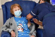 Regno Unito: Primo vaccino ad una 90enne
