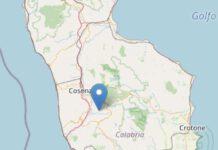 Calabria- scossa di terremoto di magnitudo 3.0