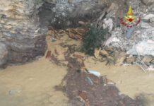 Frana nel cimitero di Camogli, 200 bare in mare