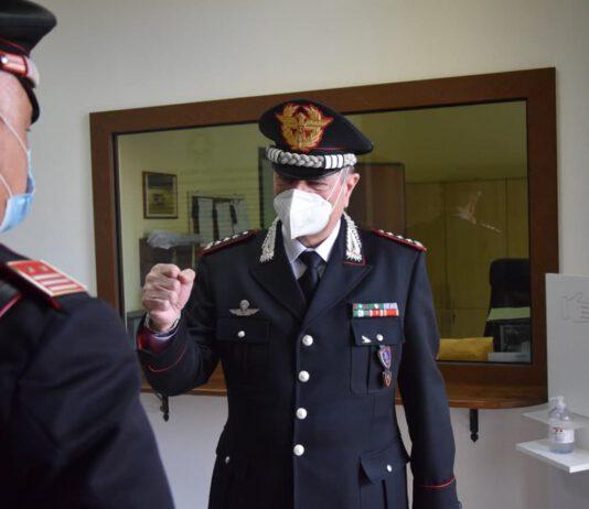 Il Generale di corpo d’armata, Cavallo, visita tenenza di Rosarno e sede Gioia Tauro