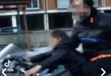 Bimbo di 8 anni guida moto di grossa cilindrata- multato amico di famiglia