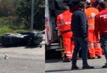 Rosarno incidente: scontro furgone moto, due feriti