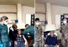 COVID Cinquefrondi – nonno Francesco vaccinato a 99 anni