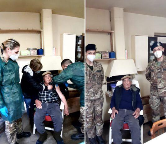 COVID Cinquefrondi – nonno Francesco vaccinato a 99 anni