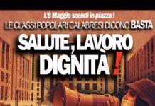 8 Maggio 2021: una manifestazione popolare in Calabria nel nome della sanità pubblica e delladignità dei lavoratori