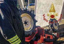 Incidente mortale – si ribalta trattore, muore 49enne