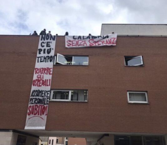 COVID- occupati uffici ospedale per protesta