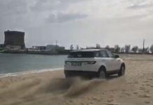 Sorpresi a fare rally in spiaggia a Porto Cesareo- multata famiglia calabrese