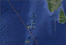 Razzo cinese – rientrato nell’oceano Indiano
