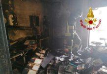 Incendio in studio medico – nessun ferito