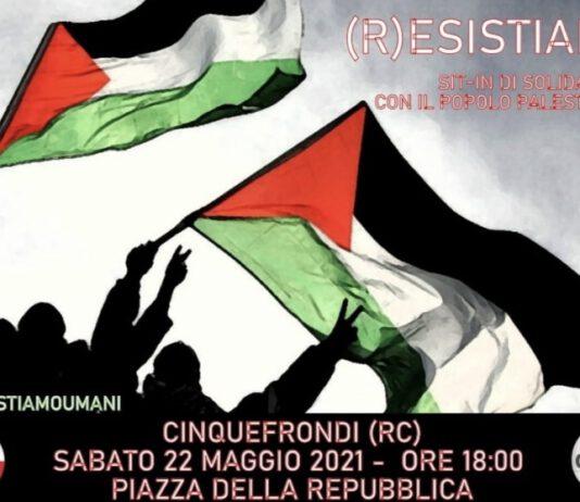 Rinascita per Cinquefrondi e DEMA a sostegno del popolo palestinese