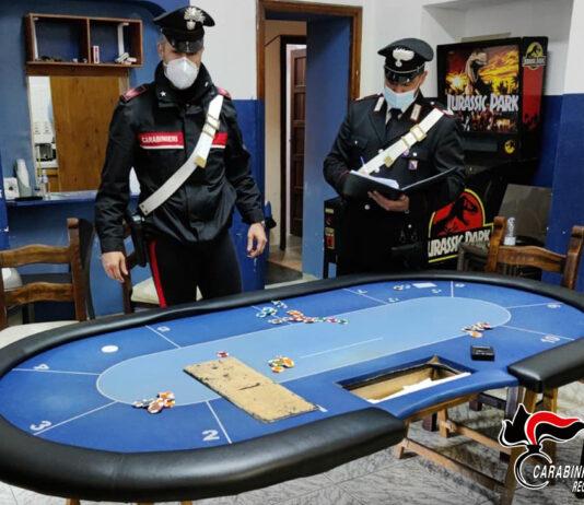 Bisca clandestina in appartamento – denunciato responsabile