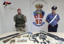 Gioia Tauro – sequestrato arsenale: 2 arresti