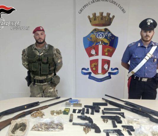 Gioia Tauro – sequestrato arsenale: 2 arresti