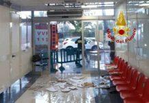 Ospedale Locri – cede controsoffitto per maltempo