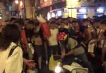 Rider aggredito durante festeggiamenti per vittoria dell’Italia – identificati alcuni ragazzi