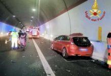 Incidente in galleria in autostrada- un morto ed un ferito
