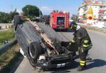 Scontro tra due auto – 4 feriti