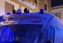 Incendiata ambulanza della croce rossa