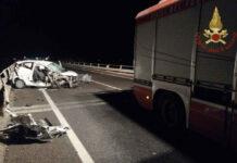 Incidente sulla SGC a Marina di Gioiosa – donna estratta dalla lamiere auto: 5 feriti