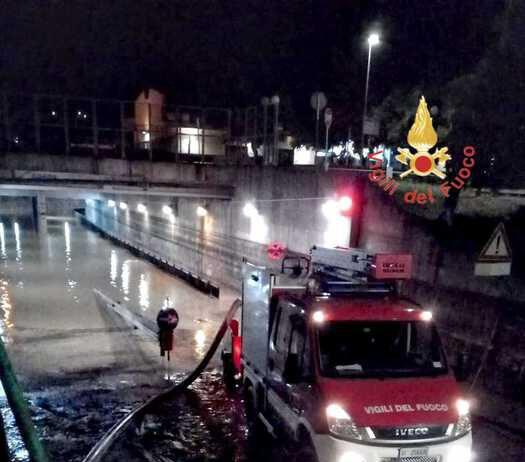 Weekend di pioggia e nubifragi in Calabria