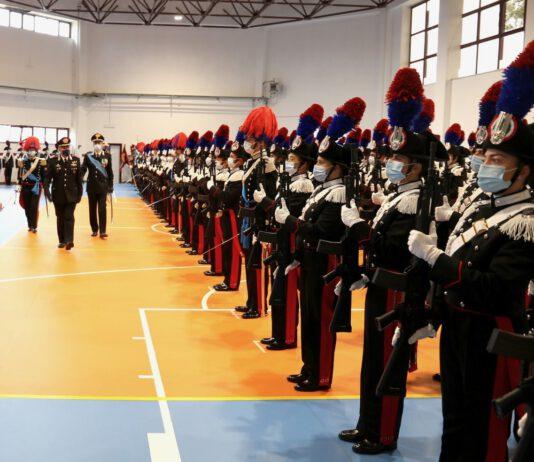 Solenne cerimonia di giuramento degli allievi della scuola carabinieri