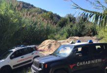 Impresa edile smaltiva rifiuti e macerie da demolizione nell’alveo del Fiume Metramo. Una persona denunciata