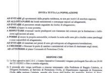Rosarno – ordinanza chiusura scuole e sottopasso Judicello