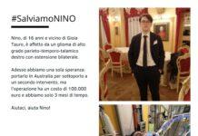 Gara di solidarietà per aiutare Nino 16enne di Gioia Tauro affetto da tumore maligno al cervello