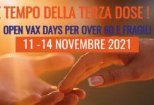 Calabria – COVID Vaccini: Open vax days per terza dose over 60 e fragili