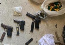 Armi e droga trovate in stabile disabitato