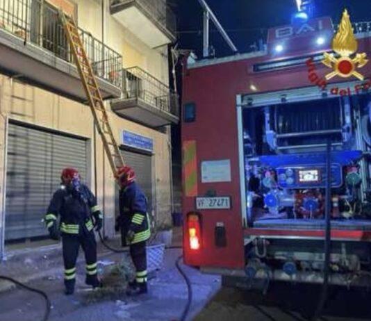 Incendio in appartamento- 4 persone salvate