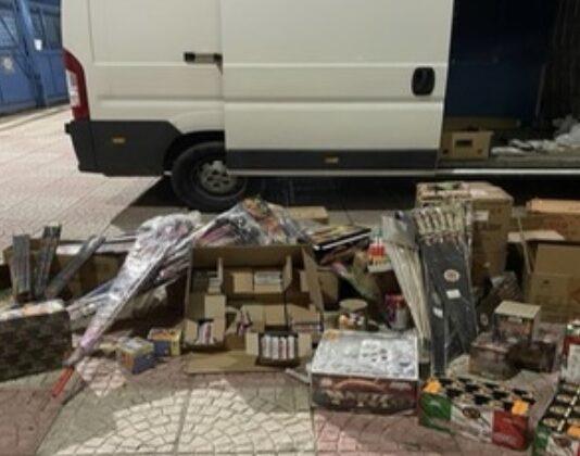 Sequestrati oltre 2 quintali di materiale pirotecnico- due denunce