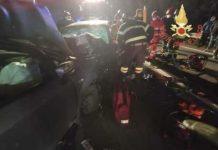 Calabria – Scontro frontale tra due auto – 4 feriti gravi tra cui una bambina