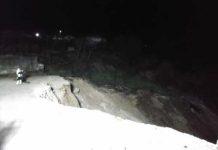 San Calogero – frana minaccia attività commerciali e case. Evacuata famiglia da abitazione