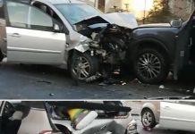 Palmi – grave incidente stradale, coinvolte 4 auto