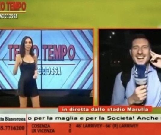 Conduttrice tv locale veneta a bimbo tifoso Cosenza: “Non ti preoccupare che venite anche voi in Pianura a cercare qualche lavoro”
