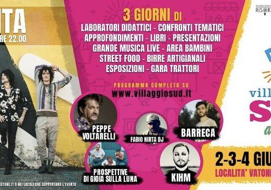 Dal 2 al 4 giugno 2022 a Taurianova la prima edizione del VILLAGGIO SUD AGRIFEST