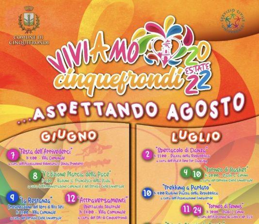 Cinquefrondi – a giugno e luglio grandi eventi sportivi, sociali e culturali