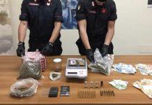 In casa con droga denaro e proiettili – arrestato 30enne