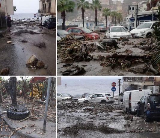 Calabria – maltempo provoca danni a Scilla