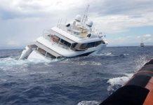 Yacht affonda nel golfo di Squillace – salvati occupanti